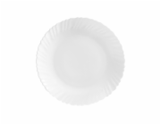 Jídelní talíř Wave, O 24,1 cm, bílý