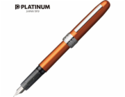Platinum Plnicí pero Platinum Plaisir Nova Orange, F, oranžové