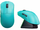 Leobog Myš GM3 Cyan s nabíjecí stanicí (LEGM3C)