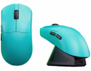 Leobog Myš GM3 Cyan s nabíjecí stanicí (LEGM3C)