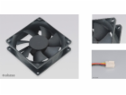 AKASA ventilátor 4cm Black Fan, 40x40x10mm, Sleeve bearin...