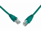 SOLARIX patch kabel CAT5E SFTP PVC 2m zelený snag-proof