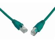 SOLARIX patch kabel CAT5E SFTP PVC 2m zelený snag-proof