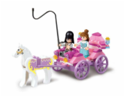 Konstruktér Sluban Princess kočár M38-B0239, plast