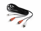 GEMBIRD Kabel CABLEXPERT přípojný 2xcinch/2xcinch, 1,8m a...