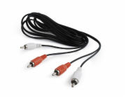 GEMBIRD Kabel CABLEXPERT přípojný 2xcinch/2xcinch, 1,8m audio