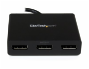 Startech 3-Port Multi Monitor Adapter, DisplayPort 1.2 MST Hub, Dual 4K 30Hz & 1x 1080p, Video Splitter for Extended Desktop Mode on Windows PCs Only, DP to 3x DP Monitors MST Hub - Multi Stream Trans