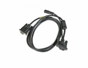 Cable: RS232, black, DB9, 5V, 2.9m (9.5’) straight, External IO