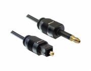 PREMIUMCORD Kabel 3,5mm mini Toslink - Toslink, OD:2.2mm, délka 2m