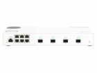 QNAP řízený switch QSW-M2106-4S (6x 2,5GbE RJ45 a 4x 10Gb...
