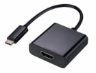 C-TECH Adaptér Type-C na HDMI, M/F, 15cm