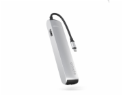 Epico 6v1 Slim Hub 8K s USB-C konektorem - stříbrná