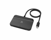 AKASA čtečka karet AK-CR-15BK, externí, USB