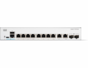 Cisco Přepínač Catalyst 1300 8portový přepínač / pouze data / 2 x 1G SFP uplink / externí napájení
