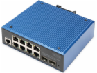 Digitus Průmyslový 8+2portový řízený gigabitový etherneto...