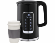 Platinet Konvice KONVICE PLATINET LCD DISPLEJ 1,7 L 5 NASTAVENÍ TEPLOTY + CESTOVNÍ HRNEK 450 ML, ČERNÁ [45976]