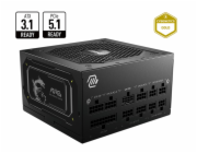 MSI Zdroj MAG A750GL PCIE5 II 750W 80PLUS GOLD F.MODULAR