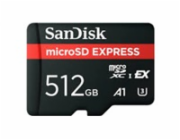 SanDisk micro SDXC karta 512GB Express (880/650 MB/s,  A1,  UHS-I,  U3)