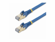 Startech 7.5m CAT6A Ethernet Cable, 10 Gigabit Shielded Snagless RJ45 100W PoE Patch Cord, CAT 6A 10GbE STP Network Cable w/Strain Relief, Blue, UL Certified Wiring/TIA - Category 6A - 26AWG (6ASPAT75