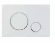 NoName AQ.501-30205 / AQUAFORM / OPTIMA CIRCLE / CIRCLE TOALETNÍ TLAČÍTKO BÍLÉ + CHROM / M770