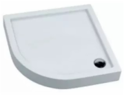 Alkotest KNG.B-03-P-90-14/3-BÍLÁ-90 / AQUAFORM / ELEGANTNÍ / SPRCHOVÁ VANIČKA 90X90X14/3 PŮLKRUHOVÁ, R550 FI90, BÍLÁ /