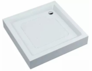 Alkotest KNG.B-01-K-90X90-16/5-BÍLÁ-52 / AQUAFORM / STANDARD / SPRCHOVÁ VANIČKA 90X90X16/5 ČTVERCOVÁ, FI52, BÍLÁ /