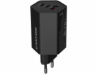CANYON charger HEXAGON 65 GaN 65W 2xPD 1xQC EU Black