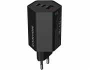 CANYON charger HEXAGON 65 GaN 65W 2xPD 1xQC EU Black