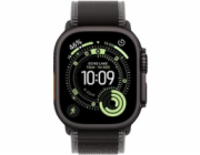 Apple Watch Ultra 3 GPS + Cellular 49mm Black Titanium Case with Black/Charcoal Trail Loop - M/L