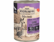 WIEJSKA ZAGRODA Forest Flavours Roe deer with a quail - vlhké krmivo pro psy - 400g