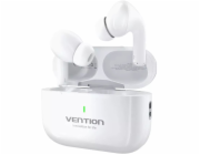 Vention Echo Lite E11 Sluchátka s mikrofonem True Wireless Stereo (TWS) Otevřené ucho (sluchátka) Hovory/hudba USB typu C Bluetooth Bílá