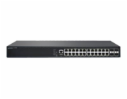 LANCOM GS-4530X - Prepínac - rízený - 12 x 10/100/1000 + 12 x 100/1000/2.5G + 4 x 1 Gigabit / 10 Gigabit SFP+ + 2 x 10/40 Gigabit QSFP+ - desktop