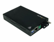 Startech 10/100 Mbps Single Mode Fiber Media Converter SC - 18.6 miles/30km over Single Mode SC Fiber (ET90110SM302) - Konvertor médií s optickými vlákny - 100Mb LAN - 100Base-FX - RJ-45 / jednoduchý 