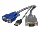 StarTech 6 ft Ultra-Thin USB VGA 2-in-1 KVM Cable (SVUSBV...