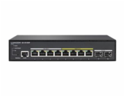 LANCOM GS-3510XP - Prepínac - L3 Lite - rízený - 4 x 10/100/1000 (PoE+) + 4 x 100/1000/2.5G (PoE+) + 2 x 10 Gigabit SFP+ - Lze montovat do rozvadece - PoE+ (130 W)