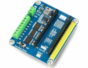 Waveshare Modul ovladače stejnosměrného motoru - čtyřkanálový ovladač motoru - shield pro Raspberry Pi Pico - Waveshare 19764}