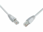 SOLARIX patch kabel CAT6 UTP PVC 1m šedý snag-proof
