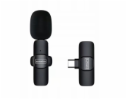 Zenwire Bezdrátový kondenzátorový mikrofon Mini Tie s konektorem USB-C pro telefon a počítač.