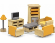 Viga Toys Sada nábytku do domečku pro panenky VIGA PolarB