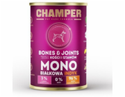 CHAMPER Bones & Joints Monoprotein Turkey - vlhké krmivo pro psy - 400g