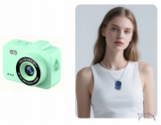 Xrec Mini digitální fotoaparát X8 12mp video 1080p LCD 0.96 přívěsek na klíče / X8 mátově zelená