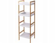 Bathroom Solutions Koupelnová sloupová deska FORMA, bambusový rám, 36 x 33 x 110 cm