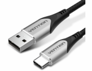 Vention CODHH USB kabel USB 2.0 2 m USB A USB C Hliník, Černá