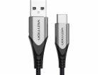 Vention CODHF USB kabel USB 2.0 1 m USB A USB C Hliník, Č...