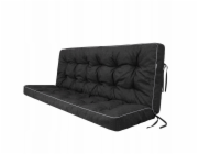 Hobbygarden 100 cm polštář POLA bez polštářů, černý, EKOLEN