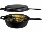 Atusa LITINOVÁ PÁNEV S PÁNEVÍ 3v1 HAGE PÁNEV, PÁNEV, PEČÍCÍ PÁNEV