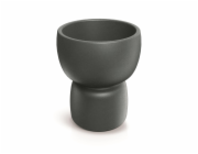 PROSPERPLAST Gelová nádoba DUALA ROUND, plastová, šedá