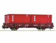 Roco Klanicový vůz s kontejnery DSR, DR - 6600138