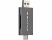 JJC CR-UTC4AC šedá USB 3.1 čtečka