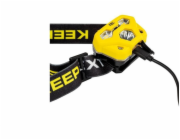 Plastrol Dobíjecí LED čelovka IP65 4W SMD LED 150lm 2W SMD LED 200lm 3,7V 1000mAh Li-Po s přibližovacím senzorem LC-1 W-00338